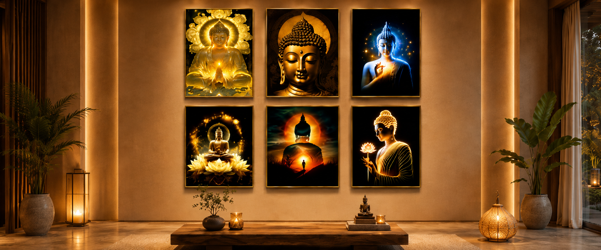 Serenity Glow Buddha