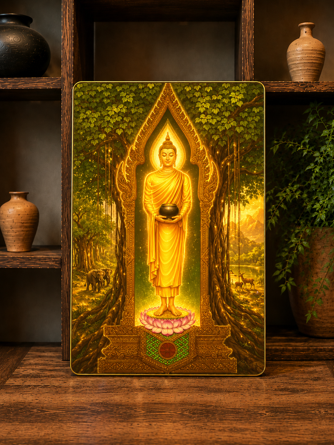 TL04 - Wednesday Alms Buddha - พระพุทธอุ้มบาตรประจำวันพุธ (กลางวัน)
