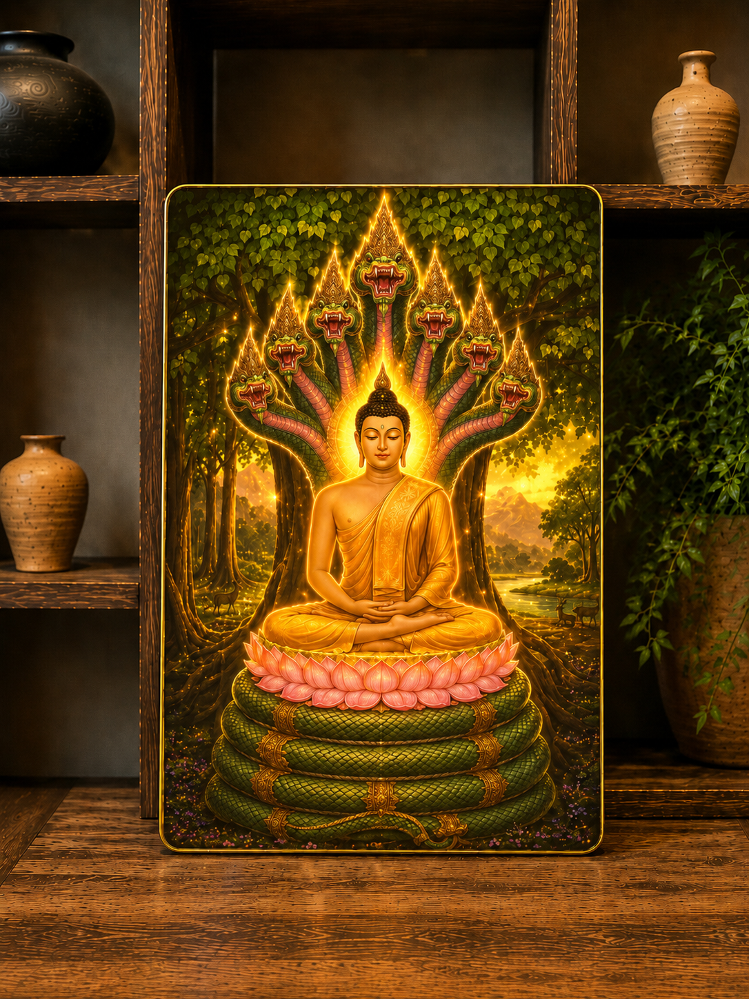 TL08- Saturday Naga Protection Buddha - พระพุทธนาคปรกประจำวันเสาร์