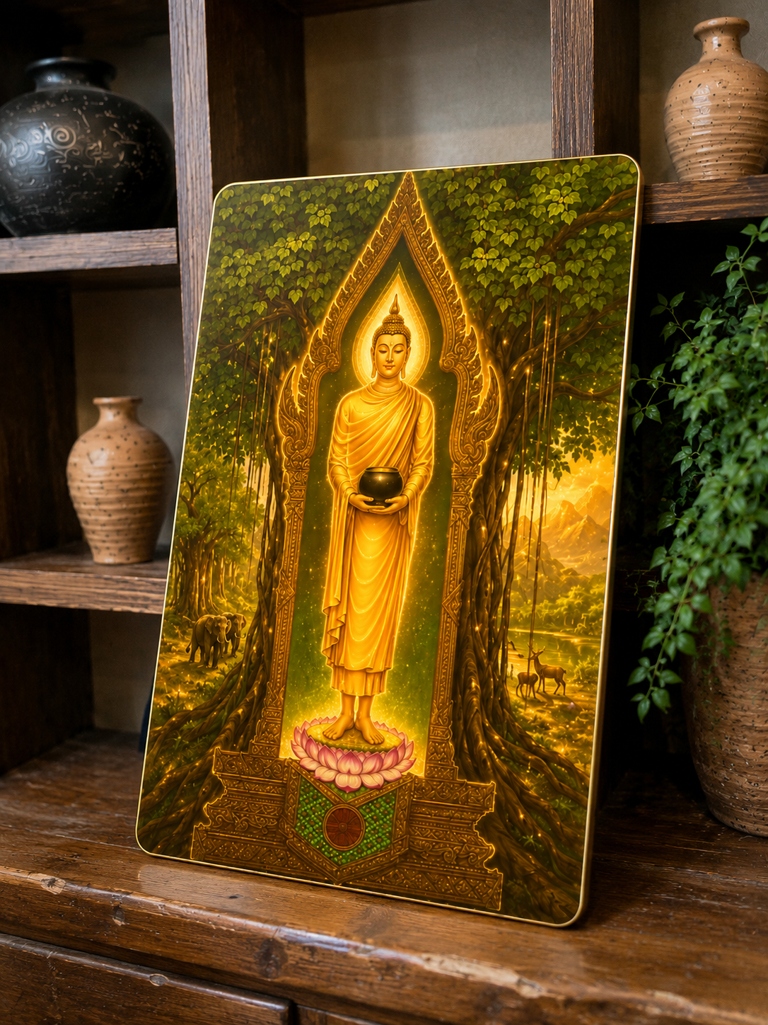 TL04 - Wednesday Alms Buddha - พระพุทธอุ้มบาตรประจำวันพุธ (กลางวัน)