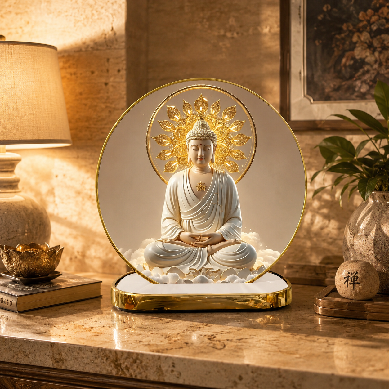 T01 - Radiant Cloud Buddha - พระพุทธเมฆารัศมีทอง