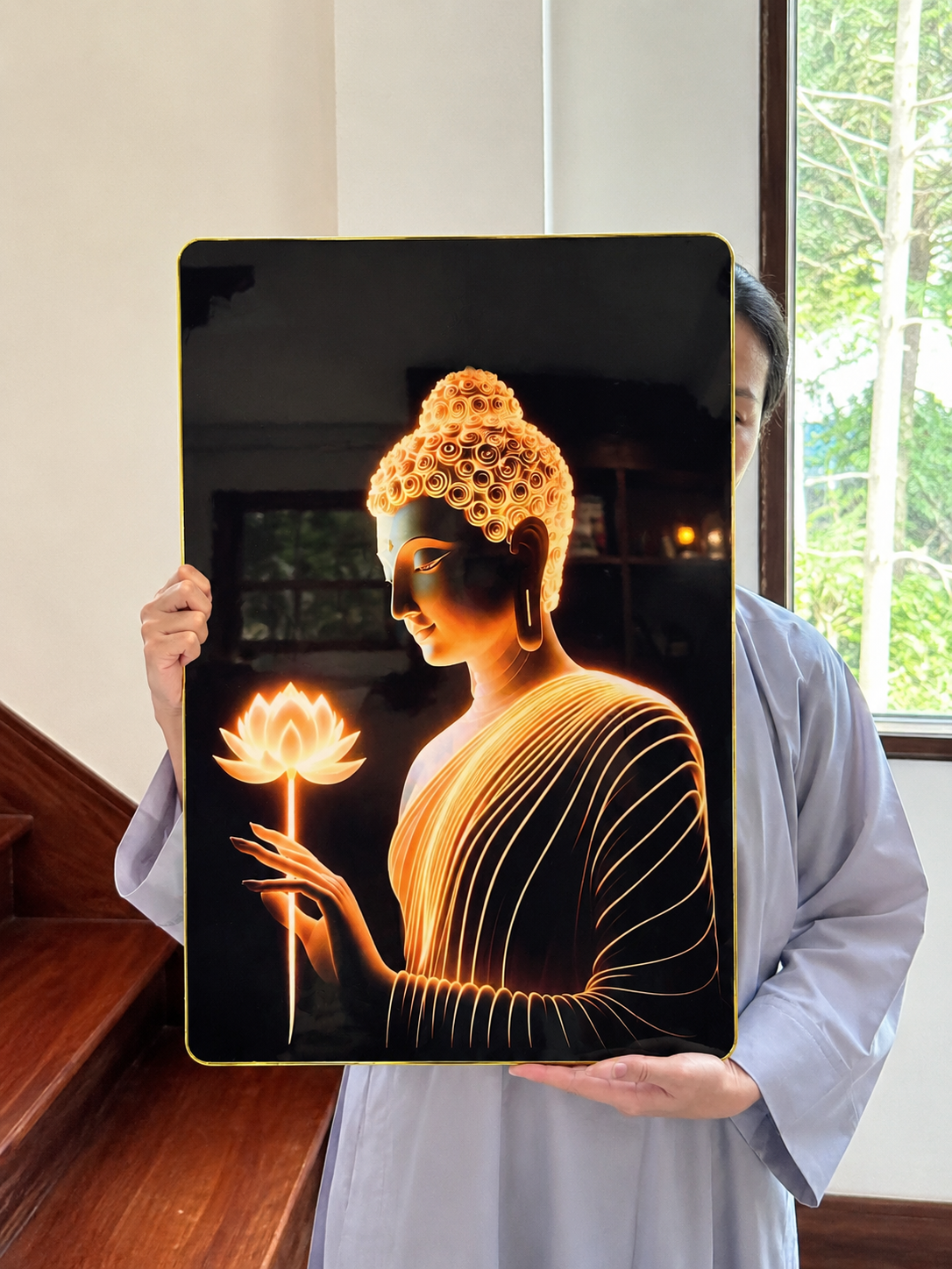 NRBP2 - Buddha Lotus Glow - พระพุทธรูปดอกบัวเรืองแสง