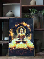 P02 - Golden Lotus Buddha Aura - พระพุทธเจ้าแห่งแสงบัวทอง