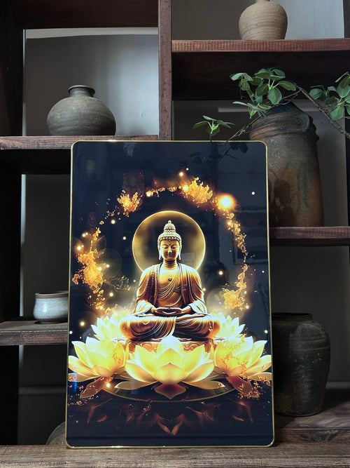 P02 - Golden Lotus Buddha Aura - พระพุทธเจ้าแห่งแสงบัวทอง