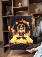 P02 - Golden Lotus Buddha Aura - พระพุทธเจ้าแห่งแสงบัวทอง